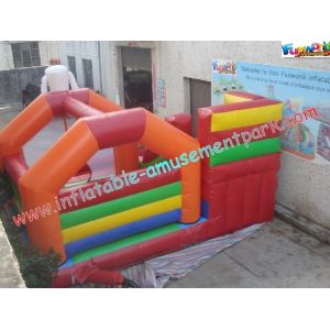 Durable Commercial Inflatable Bouncy Slide For Outdoor / Backyard