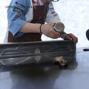 Stainless Steel Teppanyaki Grill Table 2400x850x800mm 8kW