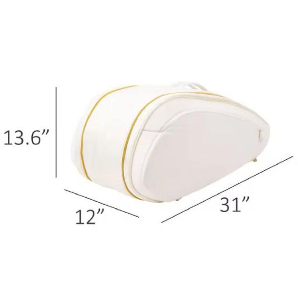 Waterproof Sports Badminton Equipment Duffle Bag Holds 12 Rackets Tennis Paddle Backpack