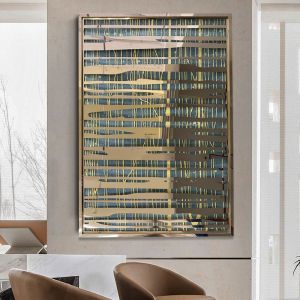 Transform Your Hotel Decor With Stainless Steel 3D Abstract Wall Screen Hanging