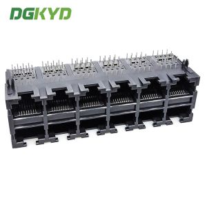 DGKYD59212688IWA1DY1G022 2x6 Multiport RJ45 Connector All Plastic 8P8C