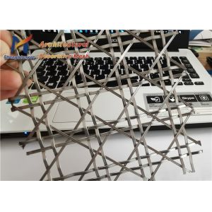 4m Architectural Woven Wire Mesh Divider SS304 Stainless Steel