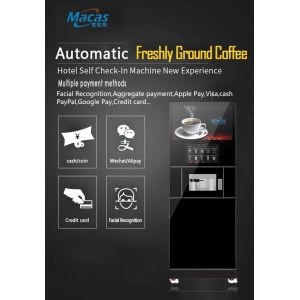 MACAS Floor Standing Coffee Machine Espresso Coffee Vending Machine 180Kg