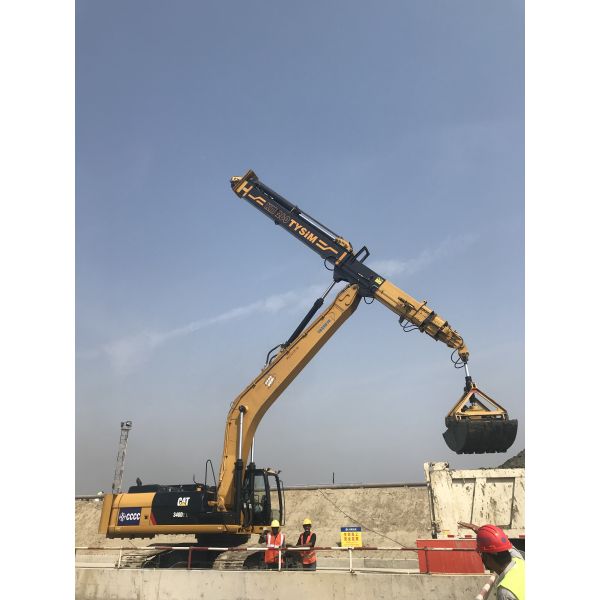 KM220 Hydraulic Folding Arm Awning Robotic Miniature Loader Extraxion Large