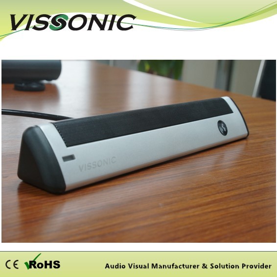 Black Audio Conference Microphone / Digital Array Microphone Meeting Room