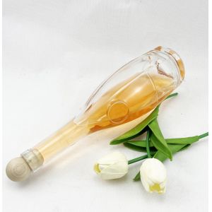 Sample Freely Decal Empty Glass Liquor Bottle Vodka Gin Bottle with Cork Gin