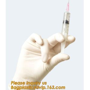 Natural Disposable Powdered Free Custom Medical Examination Latex Gloves,Powder