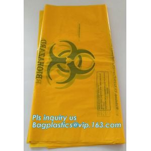 Biodegradable Medical Drawstring medical biohazard waste disposal supplies LDPE
