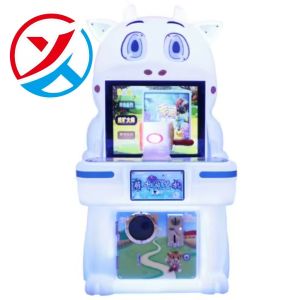 Quality Cute Cow Single-player Coin Operated Kids Video Game Arcade Fishing Game Machine for sale