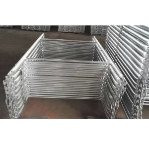 Quality Pre Galvanized Steel Tubular Frame Scaffold Main Frame Scaffolding Q235 for sale