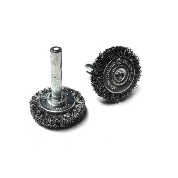 Buy Circular Flat Crimped Steel Wire End Radial Brush at wholesale prices