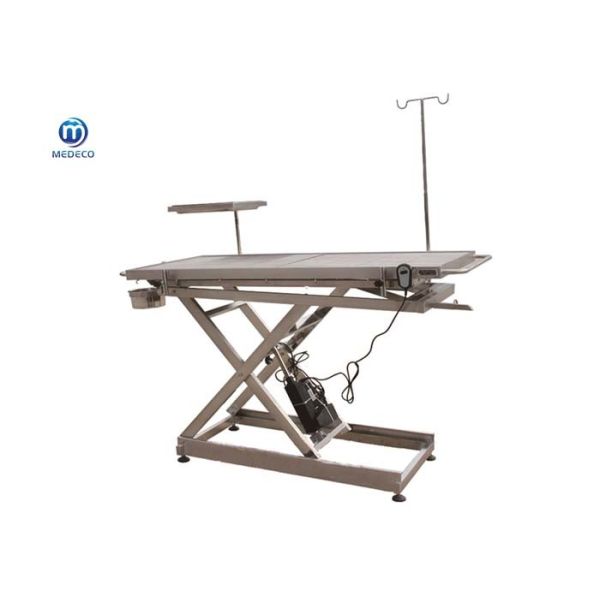 Buy Single Sided Tilting Veterinary Operating Table 304 Stainless Steel at wholesale prices