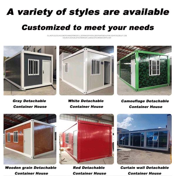 Quick Installation Advantage 20 40ft Steel Sandwich Panel Flat Pack Container House for Office Apartment Mall Workshop