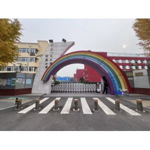 China Angled Support Retractable Hydraulic Bollards For Perimeter Protection on sale