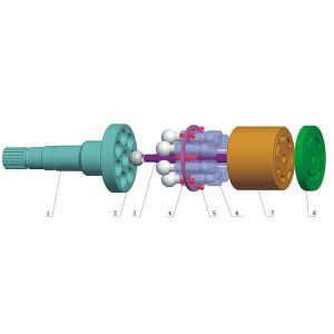 Hydraulic Pumps And Motors KMF40/90/160 KPV90/105