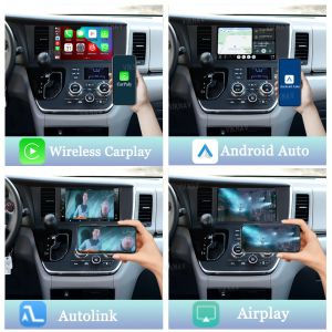 Viknav Linux System Decoder Box Apple Android Wireless Auto CarPlay For Toyota