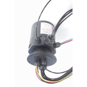 Agriculture Wrapper Equipments Rotary Slip Ring With Automotive Wire 10000mm