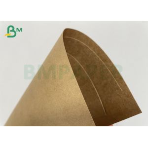 Folding Resistance Virgin Brown Kraft Paper With 100% Wood pulp