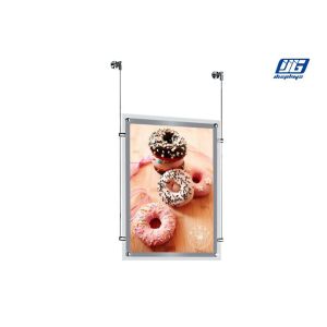 Single Side Wall-Mounted / Hanging Crystal LED Light Box With 100% Pure Acrylic