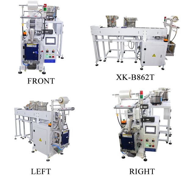New Equipment Small Scale Hardware Screw Nuts Lighting Parts Bolt Maker Bag Packaging Machine
