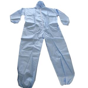 Breathable Disposable Protective Suit Over Locking Bounded Taped Paint Industry