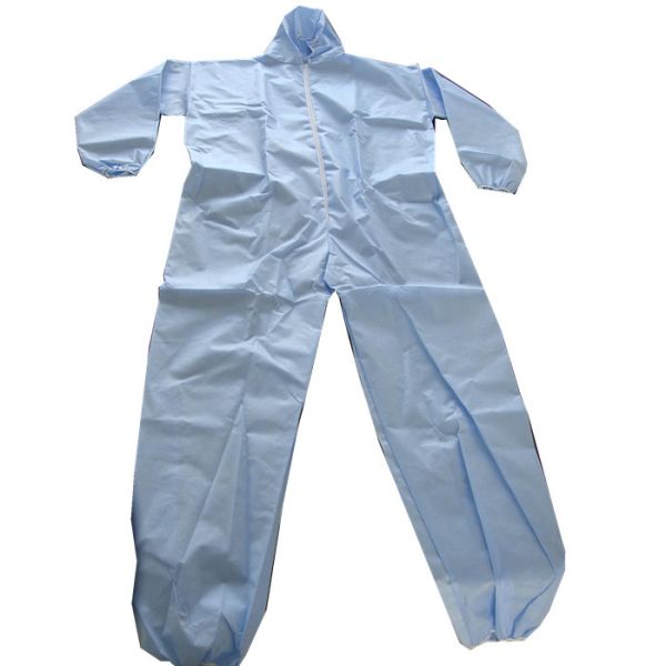 Buy Breathable Disposable Protective Suit Over Locking Bounded Taped Paint Industry at wholesale prices