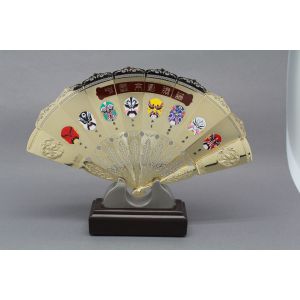 Customised Metal Gold Silver Metal Folding Hand Fan Prize Chinese Traditonal