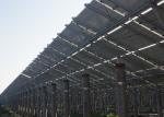 Customized Solar Panel Mounting Structure , Ground Mount Solar Racking Systems