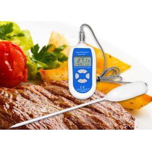 Waterproof IP68 Backlight Long Probe Digital Thermometer