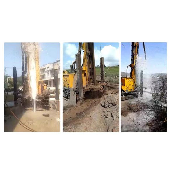Deep Underground Pneumatic Drilling Rig For Water Well Driling 300 Meters 11