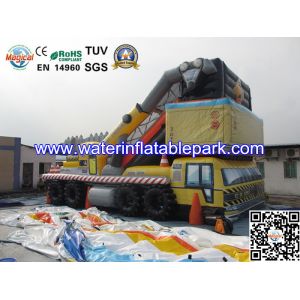 Customized Car Shape Inflatable Slide for Advertising
