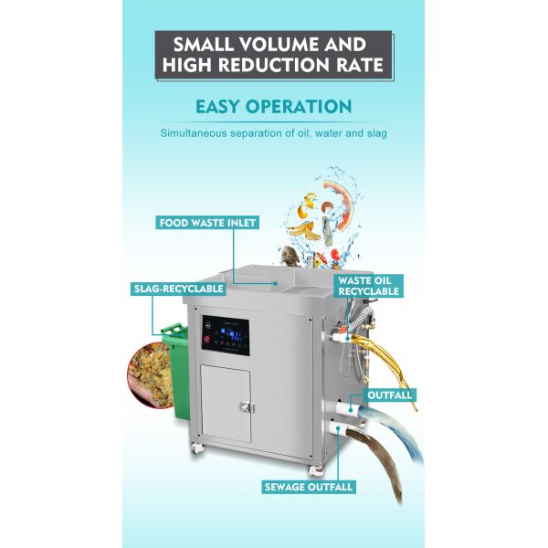 Food Waste Dehydrator Garbage Disposer Recycling Commercial Kitchen Food Waste Disposer Machine