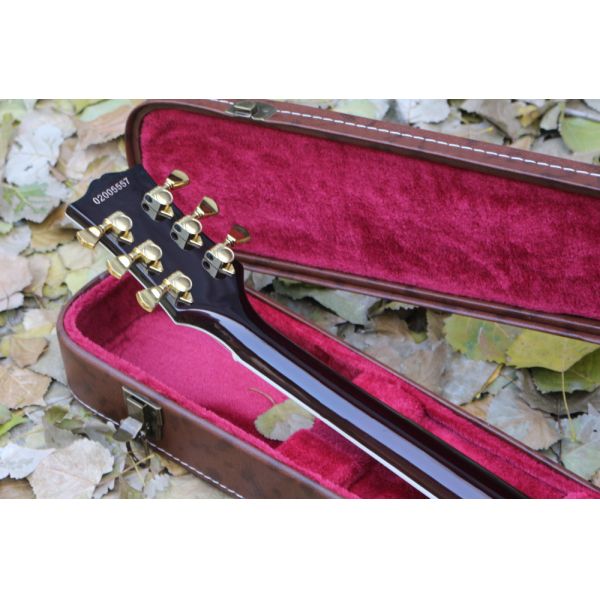 2017 supreme custom LP Electric Guitar double Tiger Flame Maple top golden hardware EMS free shipping