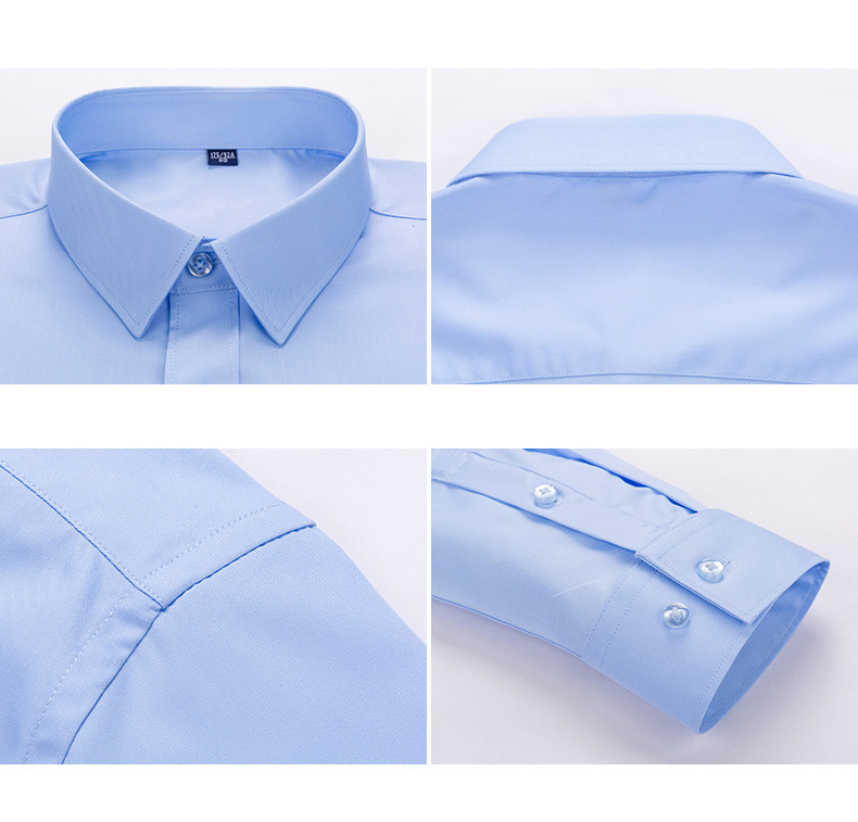 Youth Color Casual Short Sleeve Viscose/Polyester/Spandex Dress Shirts for Men by LCBZ