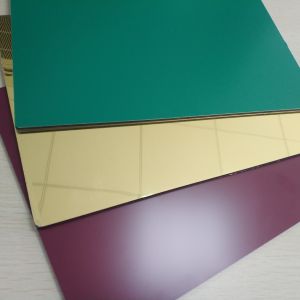 Signbond B1 Fireproof PVC Foamed Aluminum Composite Panel , Aluminum Foam Panels