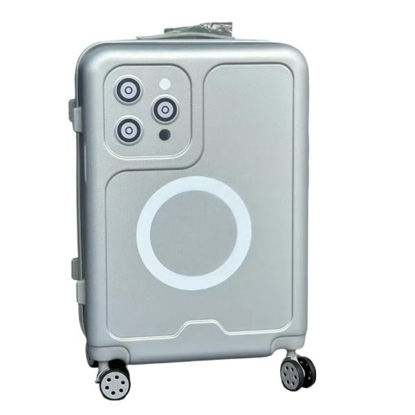 Customized Luxury Cabin Type PC Carry-On Case Durable Aluminum Suitcase for Outdoor Adventures
