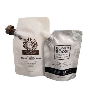 Customized Logo Food CMYK Printing Spout Bags Packaging