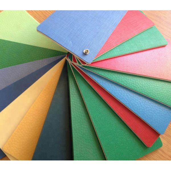 Colorful PVC Sports Flooring Mat In Roll Multi Function Carpet Court Vinyl