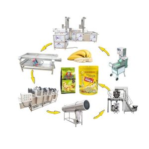 China Banana Chips Making Machine Automatic Plantain Chips Production Line on sale