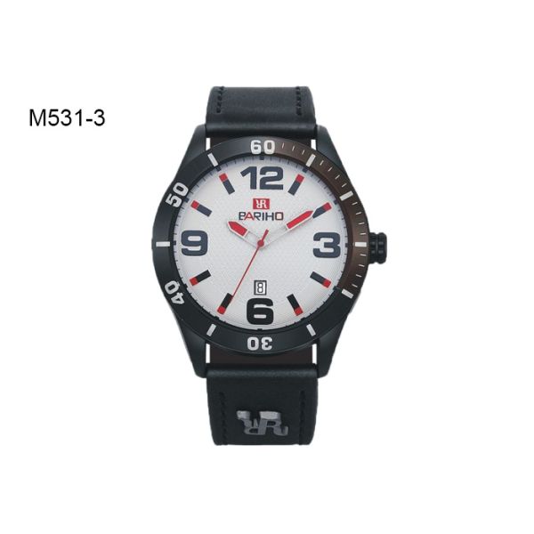 China Fashion Men's Quartz Watch BARIHO High Quality Sport Wristwatch M531