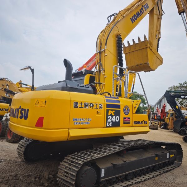 Buy Used Komatsu PC240 Crawler Excavator with 1.2-1.45m³ Bucket Capacity 5.5km/h Speed and Fuel Efficient Engine at wholesale prices