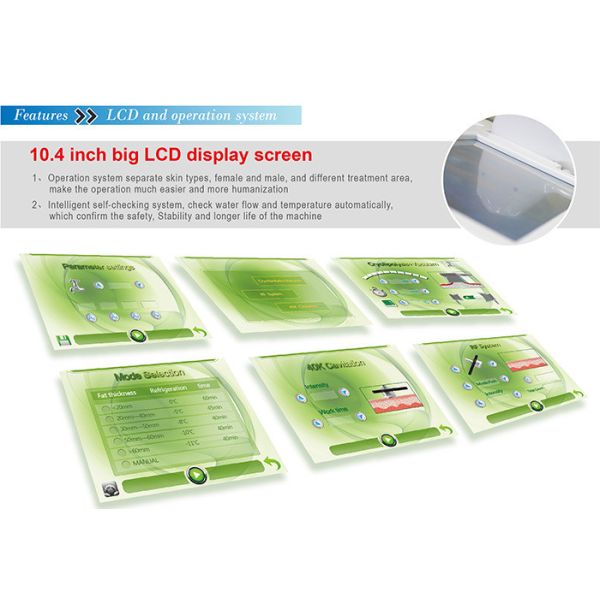 Fat Freezing Cryolipolysis Slimming Machine With Two Handles work together and