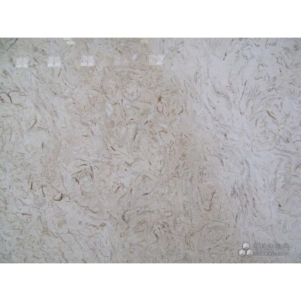 Popular Polishing Natural CREAM FLOWER Marble Cut To Size Slabs