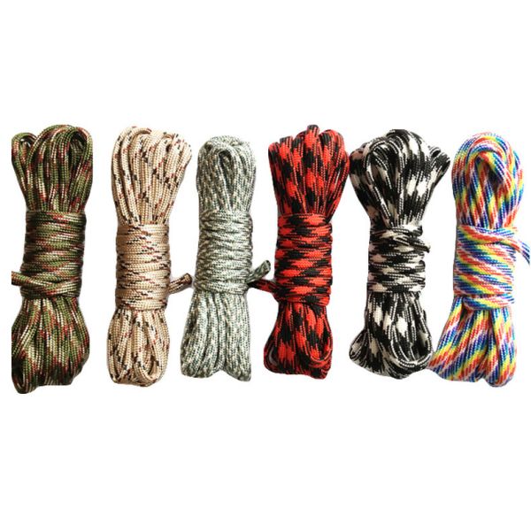 Colorful Orange Nylon Rope ISO9001 Double Braided Polyester Rope