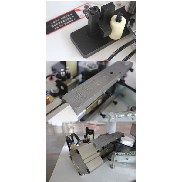Air Pressure 0.5-0.8Mpa Touch Screen Folding Arm Edge Banding Machine Easy Operation