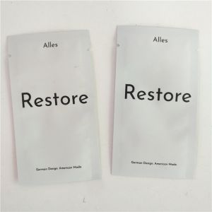 Three Side Seal MOPP Mylar Foil Cosmetic Packaging Bag