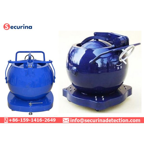 Mobile 3.0kgs TNT Bomb Containment Vessel 36mm Carbon Steel EOD Equipment
