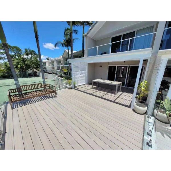 Waterproof Engineered WPC Decking for Outdoor Sports and Recreation Environments