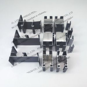 Silver Anodized Window Aluminium Profile