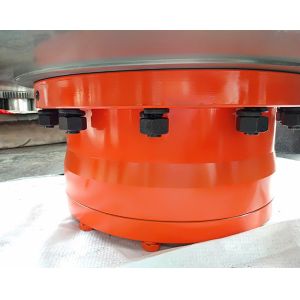 Custom Orange Flexible Gear Coupling 400mm 450mm 500mm Brake Disc Shaft